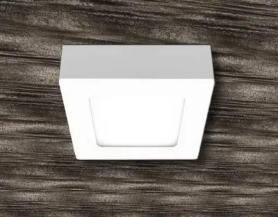 1,5W LED Aufbauleuchte gelb quadratisch dimmbar Warm Weiß / 2700-3200K 110lm 230VAC IP40 110Grad — Bild 2