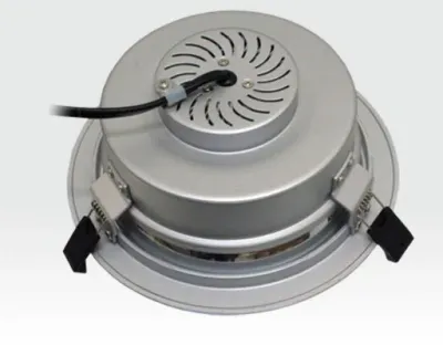 20W LED Einbau Downlight silber rund Neutral Weiß / 4000-4500K 1600lm 230VAC IP44 120Grad — Bild 2