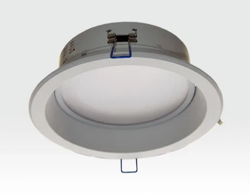 9W LED Einbau Downlight weiß rund Warm Weiß / 2700-3200K 585lm 230VAC IP40 120Grad
