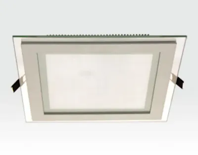 16W LED Einbau Downlight weiß quadratisch Warm Weiß / 2700-3200K 1040lm 230VAC IP40 120Grad -Ausstellungsstück mit kleinen Schönheitsfehler