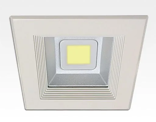30W LED Einbau Downlight weiß quadratisch Warm Weiß / 2700-3200K 1800lm 230VAC IP44 120Grad