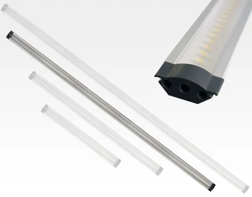 8,5W LED Lichtleiste 80cm 520lm Warm Weiß / 12VDC 100Grad