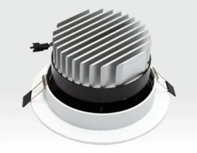 9W LED Einbau Spotleuchte weiß rund Warm Weiß / 2700-3200K 585lm 230VAC IP40 120Grad -Ausstellungsstück mit kleinen Schönheitsfehler — Bild 3